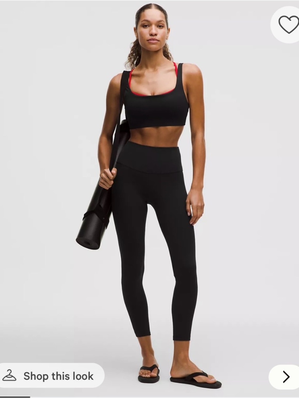 Lululemon Align High Rise Pant 25”, size 4, black